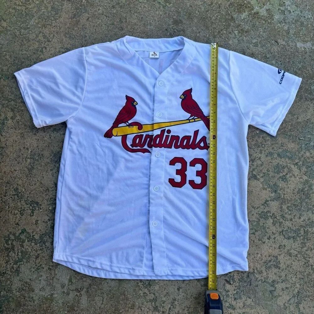 Vintage Larry Walker St. Louis Cardinals Baseball Jersey #33